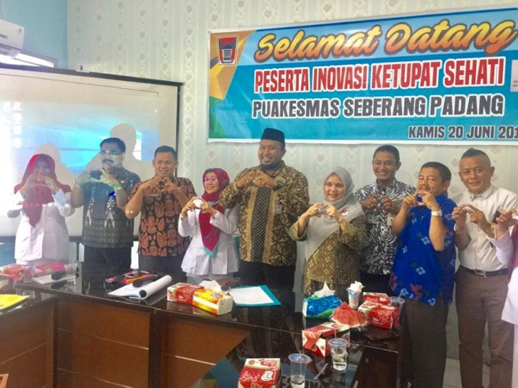 Puskesmas Seberang Padang Sosialisasikan Inovasi Ketupat Sehati