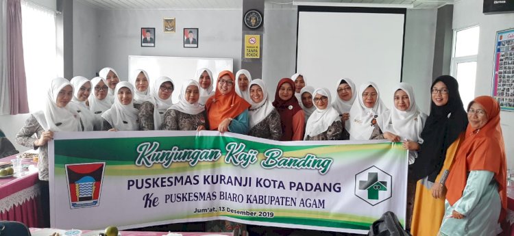 Kunjungan Kaji banding Puskesmas Kuranji Padang ke Puskesmas Biaro kabupaten Agam