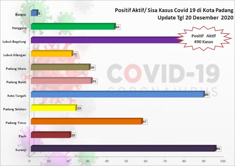 Situasi Terkini Perkembangan Kasus Coronavirus Disease (COVID-19) di Kota Padang_20 Desember 2020 Update Pukul 14.00 WIB