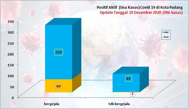 Situasi Terkini Perkembangan Kasus Coronavirus Disease (COVID-19) di Kota Padang_29 Desember  2020 Update Pukul 14.00 WIB