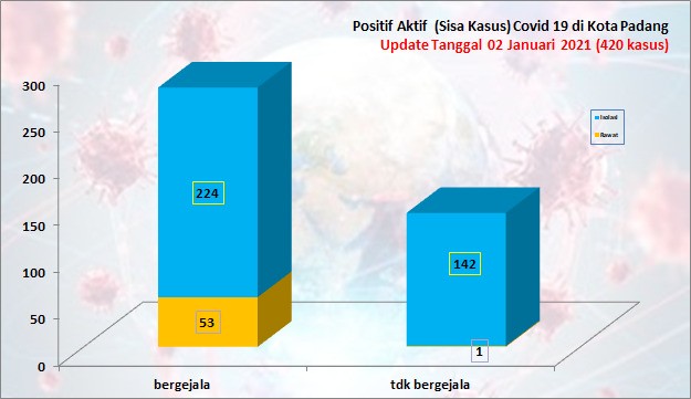 Situasi Terkini Perkembangan Kasus Coronavirus Disease (COVID-19) di Kota Padang_02 Januari 2021 Update Pukul 14.00 WIB